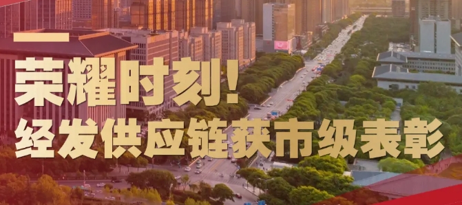 榮耀時刻！經發(fā)供應鏈獲市級表彰